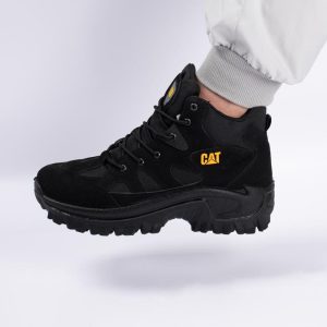 بوت و نیم بوت مردانه و زنانه ساقدار مدل caterpillar کاترپیلار رنگ مشکی کد 4832