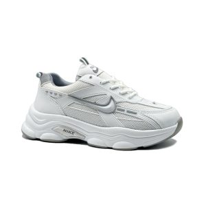 کفش و کتانی زنانه و دخترانه مدل نایک NIKE رنگ سفید طوسی کد B161