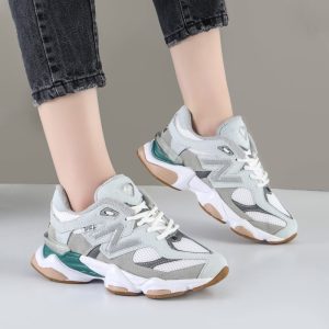 کفش و کتانی زنانه و دخترانه مدل نیوبالانس NEWBALANCE 9060 رنگ طوسی کد 8221