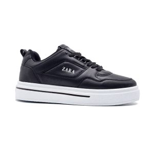 کفش و کتانی روزمره و راحتی مردانه مدل زارا ZARA رنگ مشکی سفید کد 41262