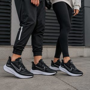 کفش و کتانی مردانه و زنانه مدل نایک زوم NIKE_ZOOM رنگ مشکی سفید کد 41979