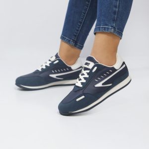 کفش و کتانی زنانه و دخترانه مدل نایک NIKE رنگ سرمه ای کد 41270