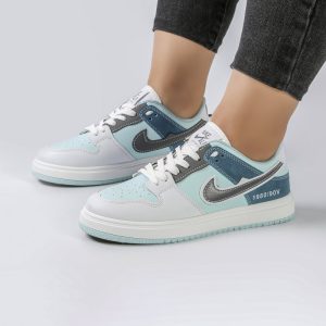 کفش و کتانی زنانه مدل نایک NIKE AIR رنگ آبی طوسی کد M1362