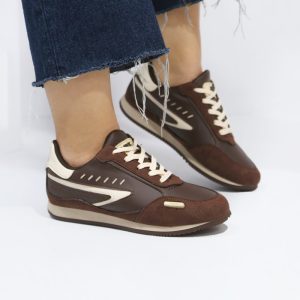 کفش و کتانی زنانه و دخترانه مدل نایک NIKE رنگ قهوه ای کد 41250