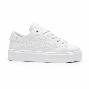 کفش راحتی مردانه مدل برشکا bershka رنگ سفید سوزنی کد EF302