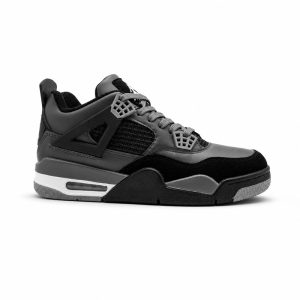 کفش و کتانی مردانه ساقدار مدل جردن NIKE AIR JORDAN 4 رنگ مشکی طوسی کد 2131