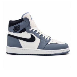 کفش و کتانی مردانه و زنانه ساقدار مدل NIKE JORDAN 1 رنگ آبی مشکی کد 2199