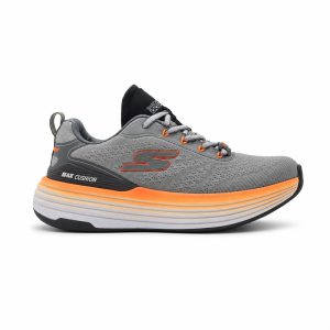 کفش و کتانی مردانه مدل اسکیچرز SKECHERS رنگ طوسی نارنجی کد 42426