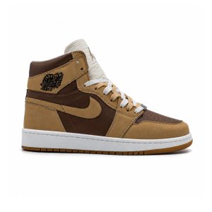 کفش و کتانی مردانه و زنانه ساقدار مدل NIKE JORDAN 1 رنگ موکا قهوه ای کد 2122