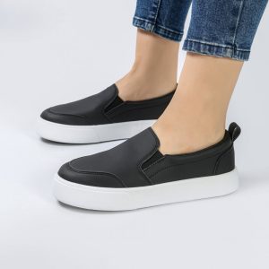 کفش و کتانی ونس راحتی زنانه و دخترانه رنگ مشکی کد M1454