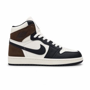 کفش و کتانی مردانه ساقدار مدل NIKE JORDAN 1 رنگ مشکی قهوه ای کد 2141