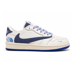 کفش و کتانی مردانه مدل نایک ترویس NIKE TRAVIS رنگ سفید آبی کد 30053