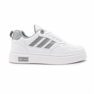 کفش و کتانی مردانه مدل آدیداس ADIDAS رنگ سفید طوسی کد 30082