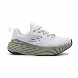 کفش و کتانی مردانه مدل اسکیچرز SKECHERS رنگ سفید سبز کد 42423