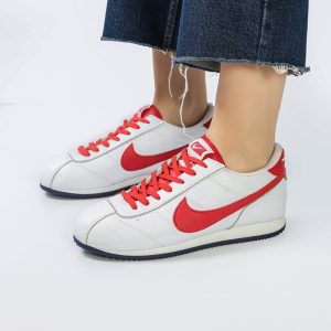 کفش و کتانی زنانه و دخترانه مدل نایک NIKE رنگ سفید قرمز کد 41395