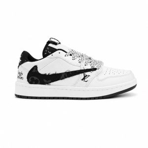 کفش و کتانی مردانه مدل نایک ترویس NIKE TRAVIS رنگ سفید مشکی کد 30196